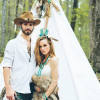 southwestern woodland romance wedding shoot